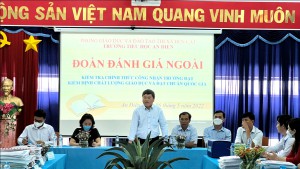 ĐOÀN ĐÁNH GIÁ NGOÀI KIỂM TRA CHÍNH THỨC TH AN ĐIỀN