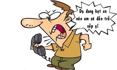 Thư giãn với tiểu phẩm “khi nhân viên đến trễ”