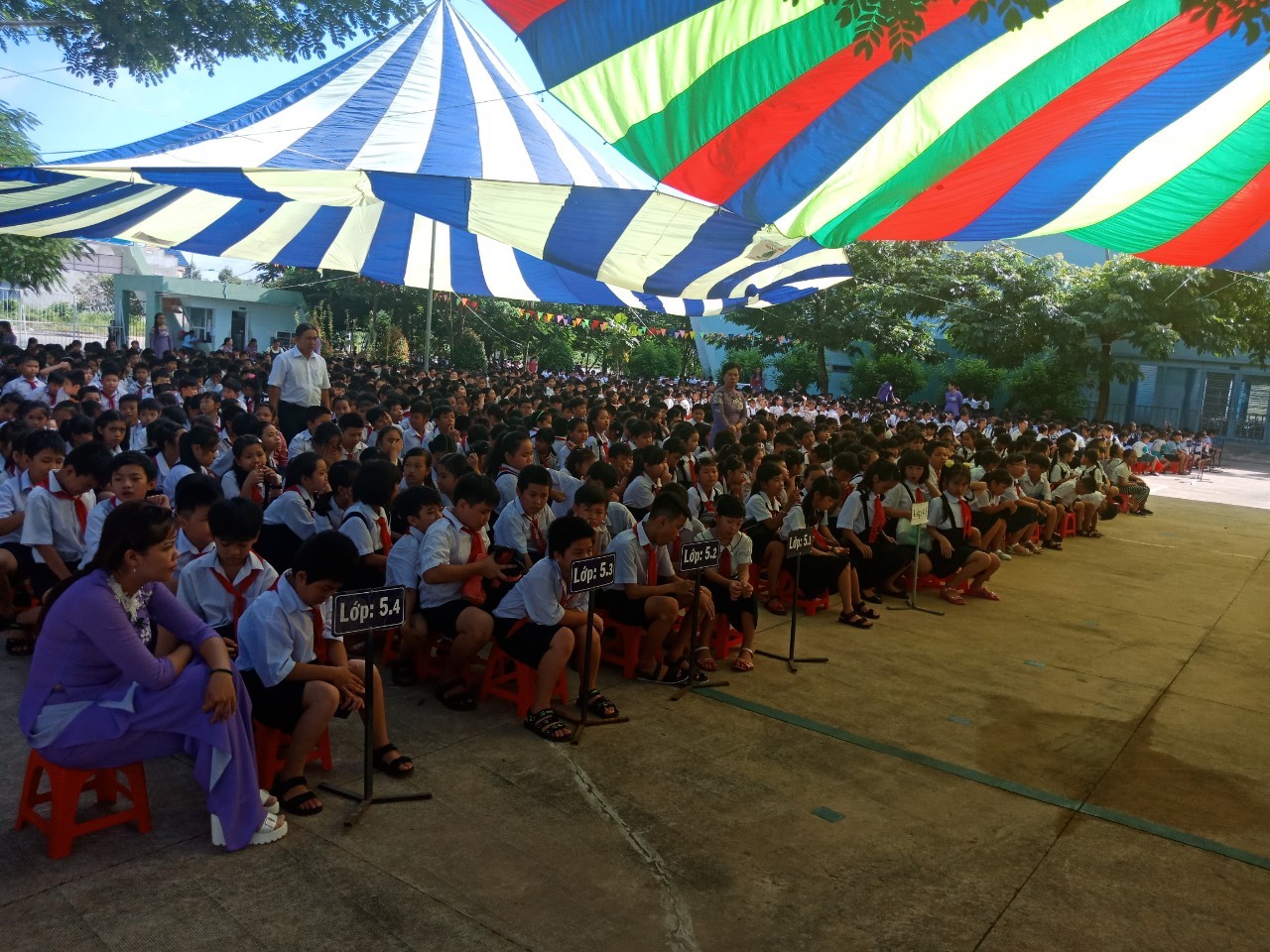 Trường TH An Điền khai giảng năm học 2018  -2019