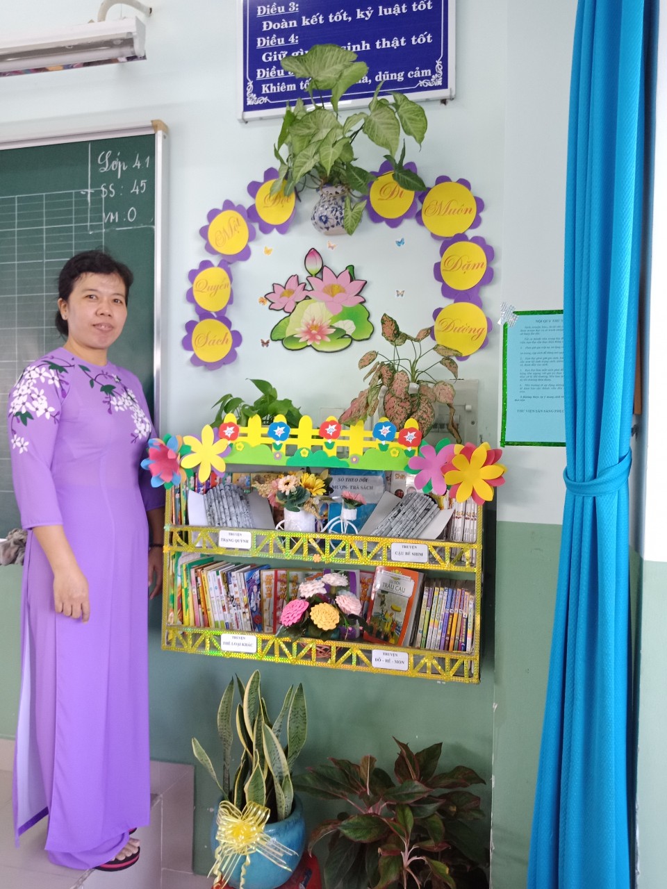 Xây dựng trường "Xanh, sạch, đẹp và ngăn nắp"