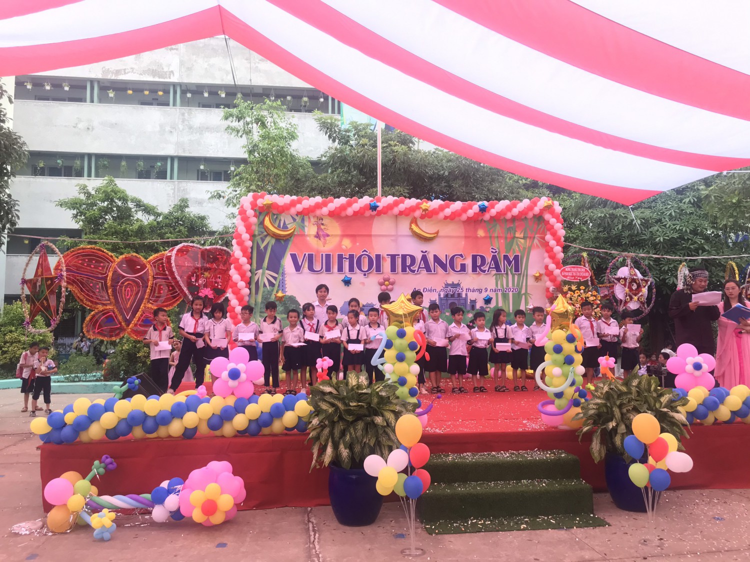 Vui Tết trung thu năm 2020 ở trường TH An Điền