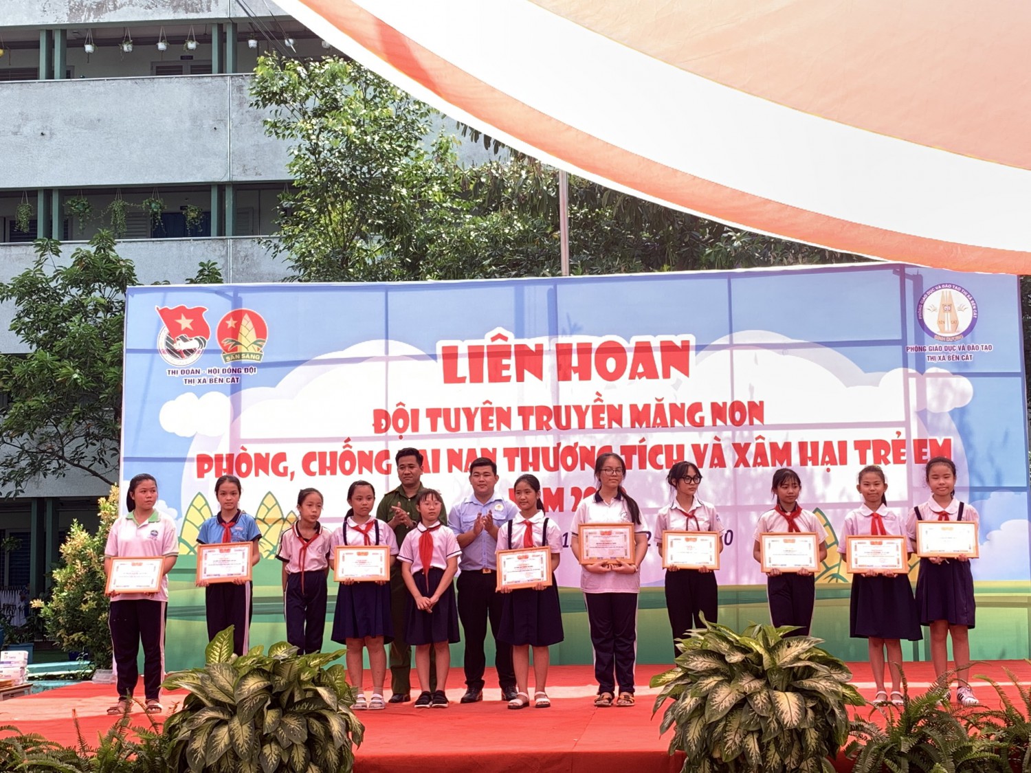 Liên hoan Đội tuyên truyền măng non phòng chống tai nạn thương tích, xâm hại trẻ em